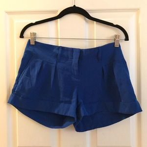 Royal blue shorts